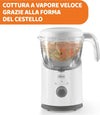 Chicco Cuocipappa Multifunzione Easy Meal per Lo Svezzamento Omogeneizzatore per Neonati E Bambini Frullatore E Scaldapappa Con Cottura a Vapore E Grattugia Cut Express Riscalda E Scongela Prima infanzia/Allattamento e pappa/Frullatori robot da cucina e presse/Robot da cucina Sanitaria Gioia del Bimbo - Villa San Giovanni, Commerciovirtuoso.it