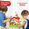 Chicco fattoria parlante bilingue italiano/inglese, fattoria con animali per bambini con luci e suoni, 3 modalità di gioco, gioco educativo elettronico - giochi bambini 1-4 anni Giochi e giocattoli/Giocattoli prima infanzia/Giochi musicali Sanitaria Gioia del Bimbo - Villa San Giovanni, Commerciovirtuoso.it