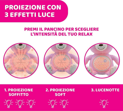 Chicco First Dreams Orsacchiotto Peluche Baby Bear, Soffice Pupazzo Luce Notturna Bambini, Effetti Luminosi e Melodie Neonato 0 Mesi + Illuminazione/Illuminazione per interni/Illuminazione per bambini/Luci notturne per bambini Sanitaria Gioia del Bimbo - Villa San Giovanni, Commerciovirtuoso.it