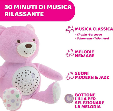 Chicco First Dreams Orsacchiotto Peluche Baby Bear, Soffice Pupazzo Luce Notturna Bambini, Effetti Luminosi e Melodie Neonato 0 Mesi + Illuminazione/Illuminazione per interni/Illuminazione per bambini/Luci notturne per bambini Sanitaria Gioia del Bimbo - Villa San Giovanni, Commerciovirtuoso.it