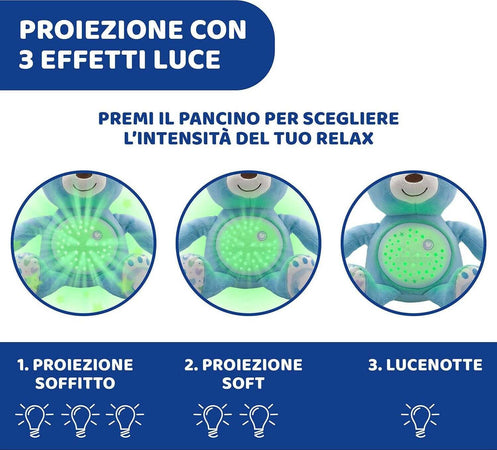 Chicco First Dreams Orsacchiotto Peluche Baby Bear, Soffice Pupazzo Luce Notturna Bambini, Effetti Luminosi e Melodie Neonato 0 Mesi + Illuminazione/Illuminazione per interni/Illuminazione per bambini/Luci notturne per bambini Sanitaria Gioia del Bimbo - Villa San Giovanni, Commerciovirtuoso.it