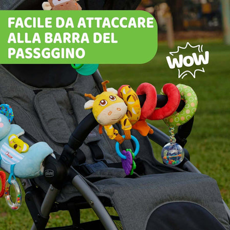 Arco Giocattolo Passeggino TUMAMA - Giocattoli Appesi Per Neonati 3-9 Mesi, Design Coniglietto - Foto 5