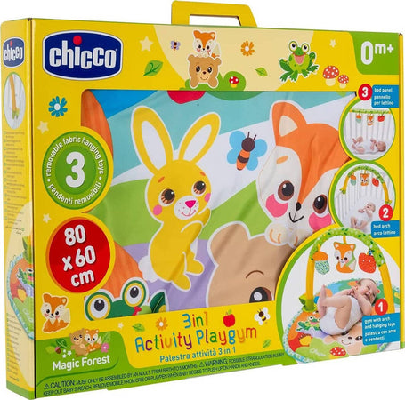 Chicco Gioco Palestrina Delle Attività 3-In-1 Palestra Con Arco E Pendenti E Un Morbido Tappeto Età 0 Mesi+ Multicolore 80 X 60 Cm Prima infanzia/Attività e intrattenimento/Tappetini gioco e palestrine Sanitaria Gioia del Bimbo - Villa San Giovanni, Commerciovirtuoso.it