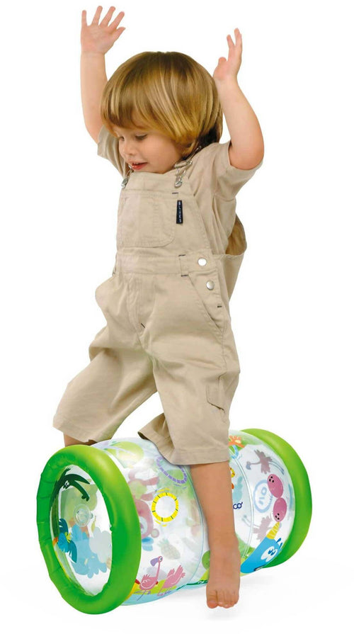 Chicco Gonfiabile Jungle Musical Roller Gioco Musicale Per Bambini Per Gattonamento E Coordinazione Con Melodie 18 Mesi+