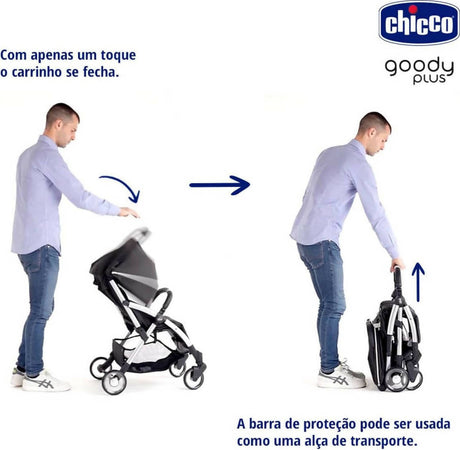 Chicco Goody Plus Passeggino Leggero Omologato Fino 22 Kg Resistente Compatto Comodo Sicuro Pratico Prima infanzia/Passeggini carrozzine e accessori/Passeggini e carrozzine/Passeggini compatti Sanitaria Gioia del Bimbo - Villa San Giovanni, Commerciovirtuoso.it