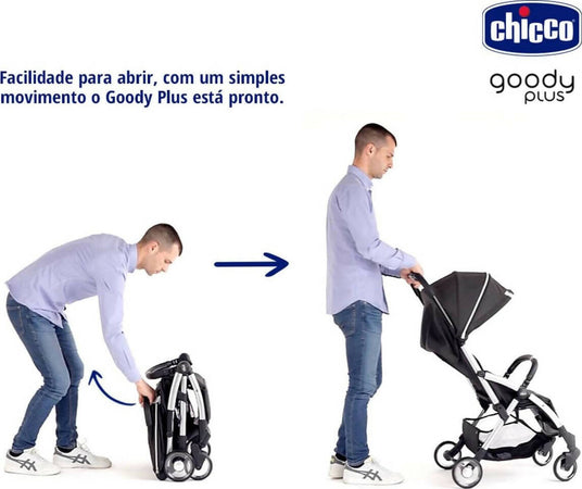 Chicco Goody Plus Passeggino Leggero Omologato Fino 22 Kg Resistente Compatto Comodo Sicuro Pratico Prima infanzia/Passeggini carrozzine e accessori/Passeggini e carrozzine/Passeggini compatti Sanitaria Gioia del Bimbo - Villa San Giovanni, Commerciovirtuoso.it