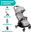 Chicco Grey Mist Goody Plus Passeggino Grigio Leggero Chiusura Compatta Fino a 22kg Passeggino Omologato Dalla Nascita Prima infanzia/Passeggini carrozzine e accessori/Passeggini e carrozzine/Passeggini leggeri Sanitaria Gioia del Bimbo - Villa San Giovanni, Commerciovirtuoso.it