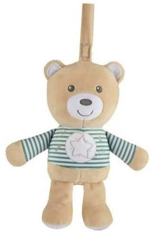 Chicco Lullaby Stardust Bear orsetto Musica E Luci per Culla E Passeggino 15 Minuti Di Melodie Classiche Con Luci per Dormire