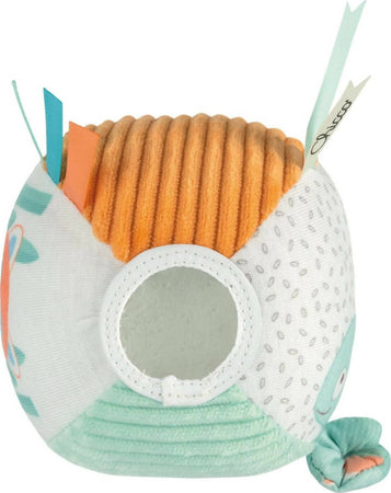 Chicco-My-Sweet-Doudou-Palla-Panda&Camaleonte,-Morbida-Pallina-in-Diversi-Tessuti,-Con-Trillino,-Attività-Manuali,-Giochi-Bambini,-Primo-Gioco-Per-Bambini-Più-Piccoli,-0-Mesi+