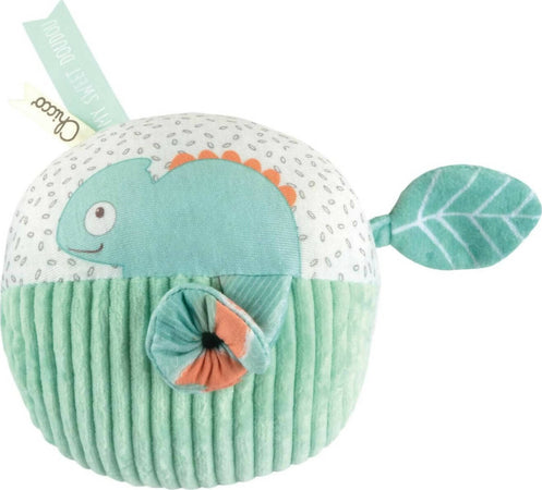 Chicco-My-Sweet-Doudou-Palla-Panda&Camaleonte,-Morbida-Pallina-in-Diversi-Tessuti,-Con-Trillino,-Attività-Manuali,-Giochi-Bambini,-Primo-Gioco-Per-Bambini-Più-Piccoli,-0-Mesi+