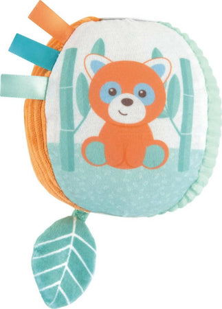 Chicco-My-Sweet-Doudou-Palla-Panda&Camaleonte,-Morbida-Pallina-in-Diversi-Tessuti,-Con-Trillino,-Attività-Manuali,-Giochi-Bambini,-Primo-Gioco-Per-Bambini-Più-Piccoli,-0-Mesi+
