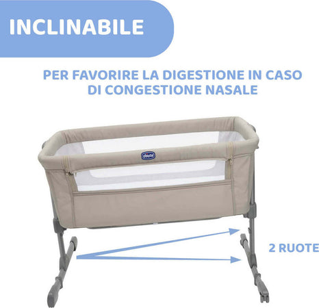Chicco Next2me Essential Culla Neonato, Compatibile Con Diversi Letti, Altezza Regolabile, Inclinabile, Buona Circolazione Dell'aria, Materasso E Borsa Inclusi, Due Colori Disponibili, Stone Re_lux E Dune Re_lux Casa e cucina/Arredamento/Cameretta bambini/Lettini per neonati e bambini/Culle/Lettini da affiancare Sanitaria Gioia del Bimbo - Villa San Giovanni, Commerciovirtuoso.it