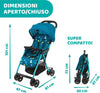 Chicco OHlalà 3 Passeggino Ultraleggero da 0 Mesi a 15 kg, Reclinabile e Pieghevole con Cestello Capiente, Chiusura Compatta, Parapioggia e Cappottina Estendibile, Sloth in Space, Blu Petrolio Passeggino Sanitaria Gioia del Bimbo - Villa San Giovanni, Commerciovirtuoso.it