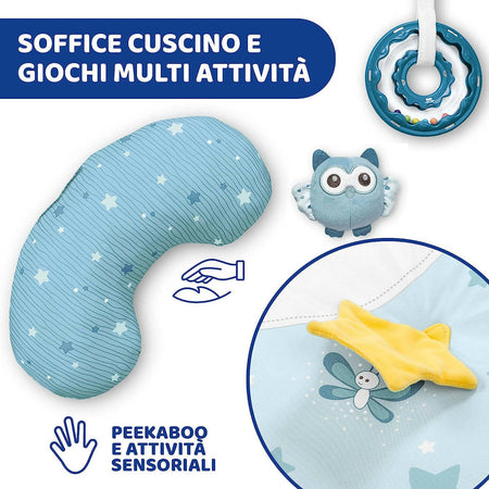Chicco Palestrina Dei Colori 3in1 Neonato Multifunzione Elettronica Tappeto, Proiettore Stelle, Luce Notturna Removibile E Melodie Rilassanti - Giochi Neonato 0+ Mesi Prima infanzia/Attività e intrattenimento/Tappetini gioco e palestrine Sanitaria Gioia del Bimbo - Villa San Giovanni, Commerciovirtuoso.it
