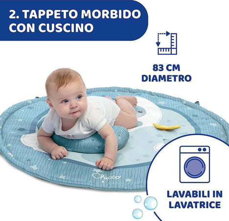Chicco Palestrina Dei Colori 3in1 Neonato Multifunzione Elettronica Tappeto, Proiettore Stelle, Luce Notturna Removibile E Melodie Rilassanti - Giochi Neonato 0+ Mesi Prima infanzia/Attività e intrattenimento/Tappetini gioco e palestrine Sanitaria Gioia del Bimbo - Villa San Giovanni, Commerciovirtuoso.it