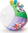 Chicco-Palla-Musicale-Elettronica,-Melodie-e-Suoni,-Pallla-Morbia-con-Tessuti-e-Etichette,-Per-Gattonare,-Specchietto-per-Giochi-di-Luce,-Lavabile-in-Lavatrice,-Giochi-Bambini-3-Mesi---3-Anni