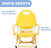 CHICCO Pocket Snack Rialzo Sedia per Bambini 6 Mesi - 3 Anni (15 kg), Seggiolino Pappa Alzasedia da Tavolo Portatile e Regolabile, con Chiusura Compatta e Vassoio Rimovibile - vari colori, saffron, giallo, dark grey, grigio, violetta, sage Prima infanzia/Allattamento e pappa/Seggioloni sedili e accessori/Rialzi sedia Sanitaria Gioia del Bimbo - Villa San Giovanni, Commerciovirtuoso.it