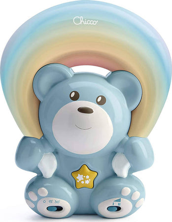 Chicco Rainbow Bear Proiettore Musicale, Luce Notturna Bambini e Neonati, Orsetto con Musica Rilassante e Proiezione Arcobaleno a Larghezza e Direzione Regolabile - Giochi Neonati 0+ Mesi Prima infanzia/Cameretta/Decorazioni cameretta/Lampade/Luci notturne per bambini Sanitaria Gioia del Bimbo - Villa San Giovanni, Commerciovirtuoso.it