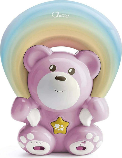 Chicco Rainbow Bear Proiettore Musicale, Luce Notturna Bambini e Neonati, Orsetto con Musica Rilassante e Proiezione Arcobaleno a Larghezza e Direzione Regolabile - Giochi Neonati 0+ Mesi Prima infanzia/Cameretta/Decorazioni cameretta/Lampade/Luci notturne per bambini Sanitaria Gioia del Bimbo - Villa San Giovanni, Commerciovirtuoso.it