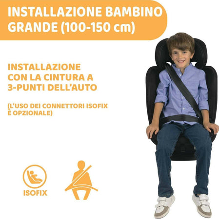 Chicco Seggiolino Auto Mokita I-size, Con Sistema Isofix, Per Bambini Di Altezza Compresa Tra 76 E 150 Cm, Utilizzabile A Partire Dai 15 Mesi, Riduttore Incluso Omologazione Ece R129/03 Omologato Prima infanzia/Seggiolini auto e accessori/Seggiolini auto Sanitaria Gioia del Bimbo - Villa San Giovanni, Commerciovirtuoso.it