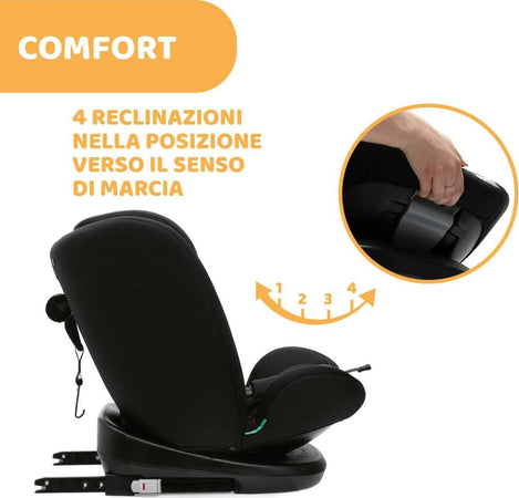 Chicco Seggiolino Auto Mokita I-size, Con Sistema Isofix, Per Bambini Di Altezza Compresa Tra 76 E 150 Cm, Utilizzabile A Partire Dai 15 Mesi, Riduttore Incluso Omologazione Ece R129/03 Omologato Prima infanzia/Seggiolini auto e accessori/Seggiolini auto Sanitaria Gioia del Bimbo - Villa San Giovanni, Commerciovirtuoso.it