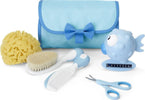 Chicco Set Igiene per La Cura Dei Bambini, Composto Da Un Pettine, Una Spazzola Morbida, Termometro, Spugna Naturale E Un Paio Di Forbici, Azzurro - Rosa Prima infanzia/Igiene e benessere/Bagnetto/Set per il bagno da viaggio Sanitaria Gioia del Bimbo - Villa San Giovanni, Commerciovirtuoso.it