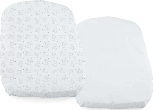 Chicco-Set-Lenzuola-Culla-2-Pezzi-Next2Me-Forever-Set-Lenzuola-Culla,-Bear,-Orso,-Lenzuoli-con-angoli-100%-cotone,-58x110-cm