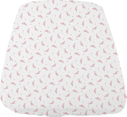 Chicco-Set-Lenzuola-Culla-2-Pezzi-Next2Me-Forever-Set-Lenzuola-Culla,-Pink-Ballet,-Ballet,-Lenzuoli-con-angoli-100%-cotone,-58x110-cm