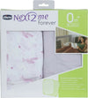 Chicco-Set-Lenzuola-Culla-2-Pezzi-Next2Me-Forever-Set-Lenzuola-Culla,-Pink-Ballet,-Ballet,-Lenzuoli-con-angoli-100%-cotone,-58x110-cm