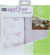 Chicco-Set-Lenzuola-Culla-2-Pezzi-Next2Me-Forever-Set-Lenzuola-Culla,-Pink-Ballet,-Ballet,-Lenzuoli-con-angoli-100%-cotone,-58x110-cm