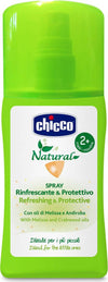 Chicco Spray Rinfrescante Protettivo, Protezione Naturale Dagli Insetti, 100 ml Prodotti Anti Zanzare Sanitaria Gioia del Bimbo - Villa San Giovanni, Commerciovirtuoso.it