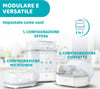CHICCO STERILIZZATORE A VAPORE Sterilizzatore Elettrico Vapore Per 6 Biberon di 330 ml, Bianco Elimina il 99,9% dei germi Prima infanzia/Allattamento e pappa/Allattamento con biberon/Sterilizzatori Sanitaria Gioia del Bimbo - Villa San Giovanni, Commerciovirtuoso.it