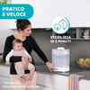 CHICCO STERILIZZATORE A VAPORE Sterilizzatore Elettrico Vapore Per 6 Biberon di 330 ml, Bianco Elimina il 99,9% dei germi Prima infanzia/Allattamento e pappa/Allattamento con biberon/Sterilizzatori Sanitaria Gioia del Bimbo - Villa San Giovanni, Commerciovirtuoso.it