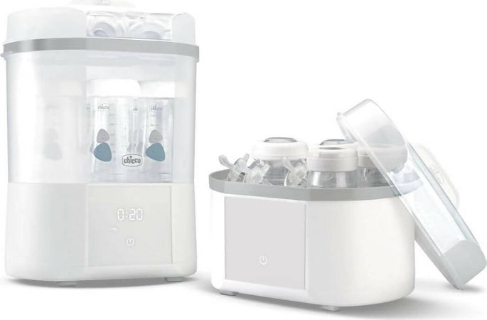 Chicco Sterilizzatore Con Funzione Asciugatura, Sterilizzatore Biberon, Tiralatte E Ciuccio, Con 2 Configurazioni, Funzione Asciugatura, Fino A 6 Biberon Da 330 Ml, Bianco Prima infanzia/Allattamento e pappa/Allattamento con biberon/Sterilizzatori Sanitaria Gioia del Bimbo - Villa San Giovanni, Commerciovirtuoso.it
