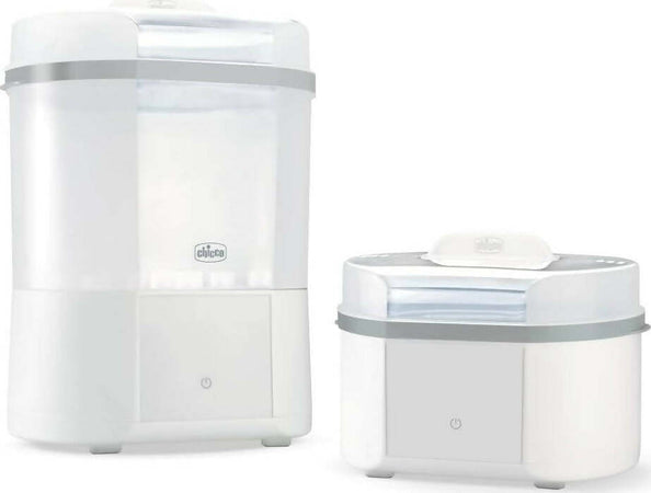 Chicco Sterilizzatore Con Funzione Asciugatura, Sterilizzatore Biberon, Tiralatte E Ciuccio, Con 2 Configurazioni, Funzione Asciugatura, Fino A 6 Biberon Da 330 Ml, Bianco Prima infanzia/Allattamento e pappa/Allattamento con biberon/Sterilizzatori Sanitaria Gioia del Bimbo - Villa San Giovanni, Commerciovirtuoso.it