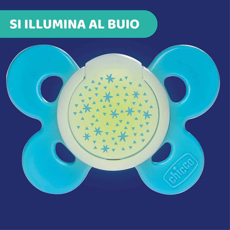 Chicco Succhietto Physio Comfort Night in Caucciù Ciuccio Babini 16-36 Mesi Si Illumina al Buio Ciuccio Chicco Luminoso Confezione 1 Pz. Prima infanzia/Regali per neonati/Abiti da battesimo per bimba Mondo Bimbo - Bagnara Calabra, Commerciovirtuoso.it