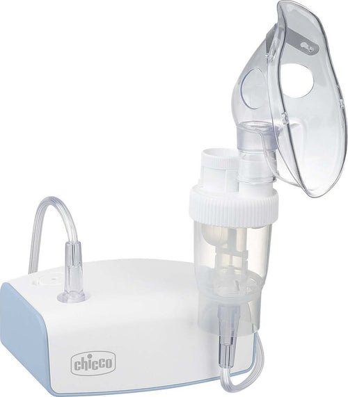 CHICCO-Super-Micro-Family-Aerosol-a-Pistone-Kit-Completo-Nebulizzatore-A-Compressore-Neonati-Bambini-Adulti