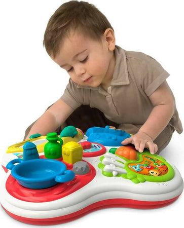 Chicco Tavolo Cresci e Impara Bilingue, Tavolino Multiattività Bambini Italiano/Inglese, Gioco Educativo Elettronico Interattivo e Parlante con Effetti Sonori e Luminosi, Giochi per Bambini 1-4 Anni Giochi e giocattoli/Giocattoli prima infanzia/Giochi musicali Sanitaria Gioia del Bimbo - Villa San Giovanni, Commerciovirtuoso.it