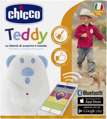 CHICCO Teddy Orsetto Localizzatore Bluetooth Orsetto Anti Abbandono con App Apple e Google Play Localizzatore Bluetooth Sanitaria Gioia del Bimbo - Villa San Giovanni, Commerciovirtuoso.it