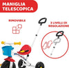Chicco Triciclo Bambini U-GO 2in1, Triciclo Bimba e Bimbo con Maniglione ad Altezza Regolabile, Cinture di Sicurezza e Cestello Portaoggetti, Max 20 kg, Giochi per Bambini 18 Mesi, 5 Anni Giocattolo Sanitaria Gioia del Bimbo - Villa San Giovanni, Commerciovirtuoso.it