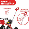 Chicco Triciclo Bambini U-GO Ducati 2in1, Triciclo Bimba e Bimbo con Maniglione ad Altezza Regolabile, Cinture di Sicurezza e Cestello Portaoggetti, Max 20 kg, Giochi per Bambini 18 Mesi, 5 Anni Giocattolo Sanitaria Gioia del Bimbo - Villa San Giovanni, Commerciovirtuoso.it