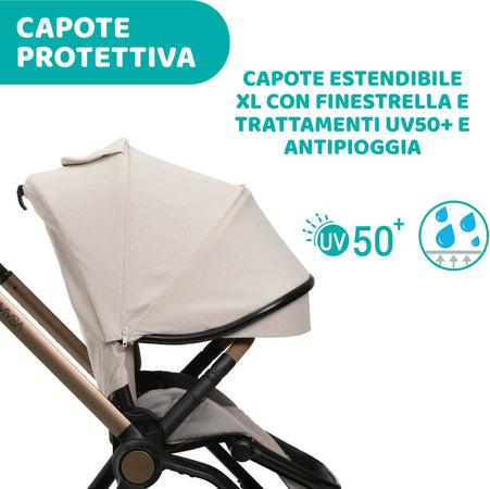 Chicco-Trio-Mysa-Con-Seggiolino-Auto-Kory-IS-Essential-Black-Con-Adattatori-Fast-In-Con-Borsa-Abbinata-Con-Cushy-Hug-Con-Passeggino-Con-Navicella-Trio-Completo-Dalla-Nascita-Fino-4-Anni-22-Kg-colore-Amber-Glow