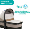 Chicco-Trio-Mysa-Con-Seggiolino-Auto-Kory-Is-Essential-Black-Con-Cushy-Hug-Con-Passeggino-Con-Navicella-Omaggio-Chicco-Stand-Lullaglide-e-BASE-PER-SEGGIOLINI-AUTO-FULL-360-I-SIZE,-Colore-Amber-Glow
