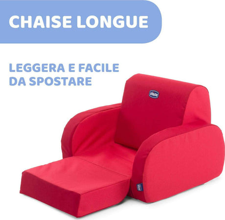 Chicco-Twist-Poltroncina-Per-Bambini-Trasformabile-In-Chaise-Longue-E-Divanetto,-Sedia-Per-Bambini-Con-3-Configurazioni,-Comoda-E-Leggera,-Si-Trasforma-Con-1-Gesto---Per-Bambini-12+-Mesi