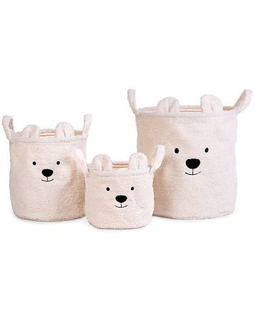 Childhome Teddy Storage Basket Set 20/30/40 CM