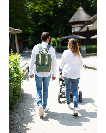 Zaino Fasciatoio Childhome Family Club - Verde