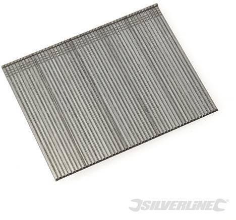 Chiodi Punti di finitura con calibro 16 per chiodatrici Silverline 2500 pz