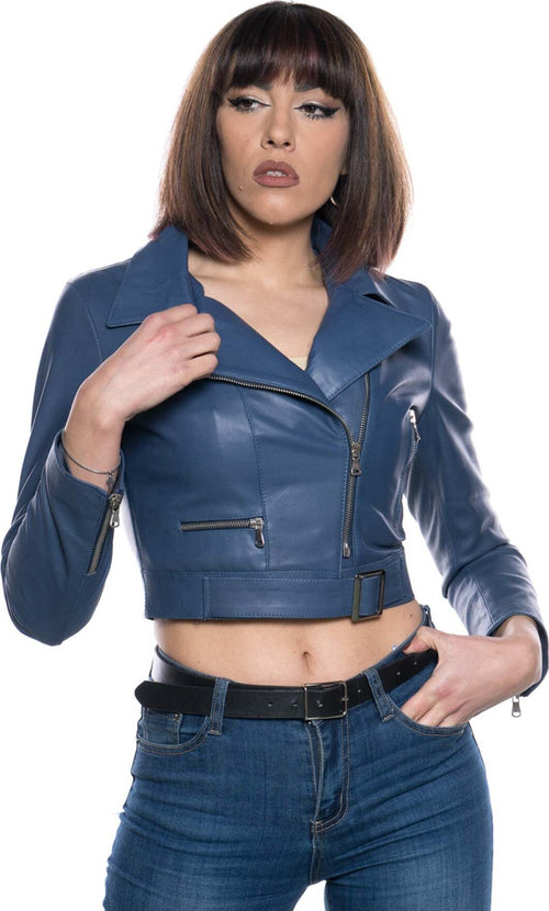 Chiodino---Chiodo-Donna-Blu-in-vera-pelle