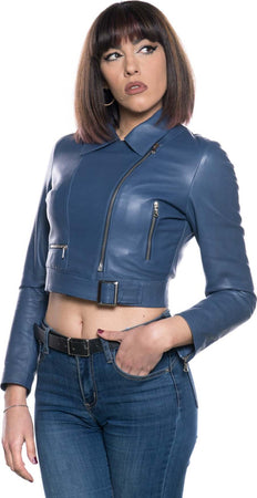 Chiodino---Chiodo-Donna-Blu-in-vera-pelle