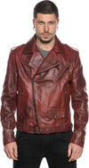 Chiodo-Tre-Tasche---Chiodo-Uomo-Bordeaux-in-vera-pelle